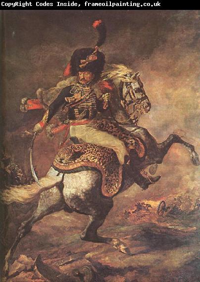 Jean Louis Voille Charging Chasseur by Theodore Gericault